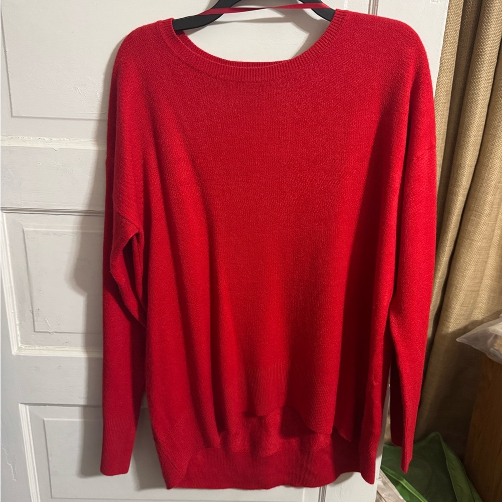 Vibrant Red Sweater
